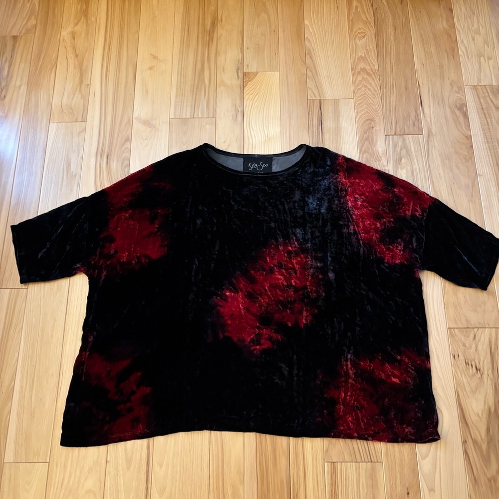 Kyla Seo Velvet Boho Handmade Top